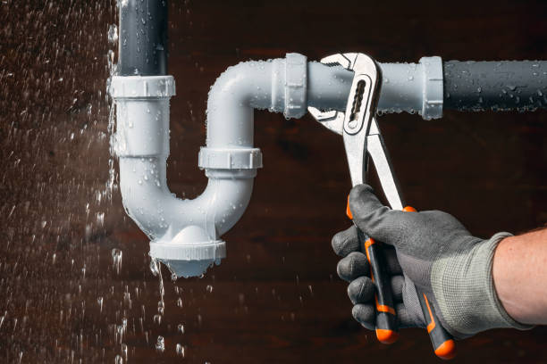 Professional Drain Cleaning technician working in Wardtown, VA
